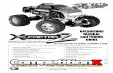 OPERATIONS MANUAL and TUNING GUIDE - competitionx.com · 1 OPERATIONS MANUAL and TUNING GUIDE Features of Your New XTM Racing X-Factor2 RTR Nitro-Powered Monster Truck: Prebuilt and