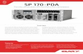 SP 170-PDA - ClaryOverview Clary’s SP 170‑PDA is another in a series of the world’s most advanced Uninterruptible Power Systems (UPS), designed to provide clean regulated power