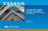 TIMSS 2007 User Guidedata using this software in conjunction with SPSS. • Chapter 3 explains how to implement the analyses described in Chapter 2 using the SAS (2002) statistical