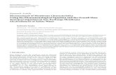 MeasurementofMembraneCharacteristics ...downloads.hindawi.com/journals/ijce/2012/148147.pdfOverall Membrane Pair Characteristics and Phenomeno-logicalCoeﬃcients. The overallmass