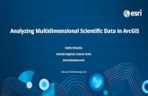 Analyzing Multidimensional Scientific Data in ArcGISstores processing & metadata. ... Content and Services Server multivariate multidimensional mosaic dataset Disseminating professional