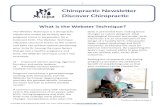 Chiropractic Newsletter Discover Chiropractic ... working with chiropractic and the Webster Technique.