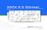 SAFe 4.5 Glossar - Scaled agile framework · Das Enterprise (Unternehmen) repräsentiert die Geschäftseinheit, der jedes SAFe-Portfolio angehört. Enterprise Architect Der Enterprise