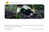 Women care about local knowledge, experiences from ...The nature of local mycological knowledge Local mycological knowledge has features that distin-guish it from both zoological and