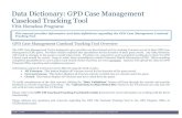 Data Dictionary: GPD Case Management Caseload Tracking Tool · Data Dictionary: GPD Case Management Caseload Tracking Tool VHA Homeless Programs This manual provides information and