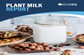 PLANT MILK REPORT · 2 INDEX Imprint 1 List of abbreviations 2 Foreword 3 Summary 5 Definition of plant milk 7 Varieties of plant milk and the manufacturing process 7 Nutritional