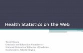 Health Statistics on the Web - nnlm.gov...•Finding Health Statistics on the Web can be easy or at least findable! •Don’t be afraid to get started, and follow these simple steps: