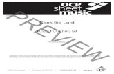sheet OCP music - OCP | OCPcdn.ocp.org/shared/pdf/preview/10482z.pdf3 Seek The Lord VERSES 1, 2: Melody Harmony 1. 2. To As day high is as the the day sky and now is the a prop bove