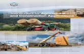 Telehandlers for Agricultural and Construction Applications · Harshness (NVH) Market-Driven Innovations We deliver innovative technologies that meet customer ... designs, materials,