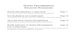 Marine Phytoplankton Research Documents · 2015. 2. 26. · Marine Phytoplankton Research Documents Marine Phytoplankton, a super food Page 1 Dr. provided research on the possible