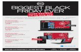 BIGGEST BLACK FRIDAY EVER...PLUS, HOURLY DOORBUSTERS ON BLACK FRIDAY 8AM – 8PM ET. DOORBUSTER 8AM ET, 11/24 D: Inspiron 15 3000 Market value* $429.99 | Save $130 $29999 6th …