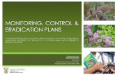 MONITORING, CONTROL & ERADICATION PLANS · monitoring, control & eradication plans guidelines for species listed as invasive in terms of section 70 of national environmental management:
