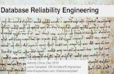 Database Reliability Engineering - O'Reillyvelocity.oreilly.com.cn/2016/ppts/DatabaseReliability...O.G. Devops 5 DEV OPS DBE shared goals, tools and processes Database Engineering