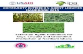 COMMUNITY EXTENSION AGENT LEGUMES HANDBOOK Extension... · 01/06/2014  · The high protein content of legumes is correlated with the presence of root nodules which contain nitrogen-fixing