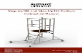 Step-Up100 and Step-Up150 Podium Instruction Manual · Step-Up100 (1m Podium) PAS250-2-1/1-XXCX PS1500 Step-Up 150 (1.5m Podium) PAS250-2-1.5/1.5- XXCX. 01. ASSEMBLY PROCESS. 1. Preparation