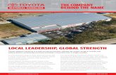 THE COMPANY BEHIND THE NAME€¦ · material handling solutions available through Toyota Material Handling Australia. Australian consolidation was crowned in 2007 with the establishment