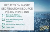 UPDATES ON WASTE SEGREGATION@SOURCE POLICY IN …€¦ · UPDATES ON WASTE SEGREGATION@SOURCE POLICY IN PENANG 01 Overview Solid Waste Management in Penang 02 03 Segregation at Source