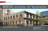 BEEDIE SCHOOL OF BUSINESS - WordPress.com · with you and you work with us to maximize your learning experience. It’s a joint contract. Most importantly, you work with each other.