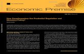 How Complementary Are Prudential Regulation and Monetary Policy? · 2016. 7. 15. · JUN 010 • Numbe 18 Economic ... cessitate a monetary policy reaction to reduce credit growth.