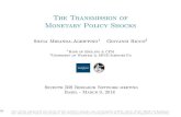 The Transmission of Monetary Policy Shocks - paper · The Transmission of Monetary Policy Shocks Silvia Miranda-Agrippino1 Giovanni Ricco2 1Bank of England & CFM 2University of Warwick
