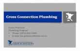 Cross Connection Plumbing - MHCEA DOLI - Plumbing.pdf · Cross Connection Plumbing James Peterson Plumbing Program • Phone: (651) 284‐5889 • E‐mail: jim.peterson@state.mn.us