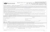Application for exemption of medicine labelling - S2, S3 ... · Page 1 / 2. Queensland Health Application for exemption of medicine labelling – S2, S3, S4 , S8 drugs and poisons.