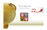 Czech Republic - web.etf.cuni.cz€¦ · • The Czech Republic is a landlocked country in Central Europe. The country is bordered by Germany to the west, Poland to the north, Austria