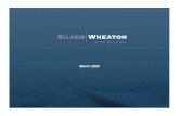 09-02-26 SLW Presentation FINAL · A Unique Silver Company Largest Pure Silver Company Significant leverage to silver priceSignificant leverage to silver price • 10% increase in