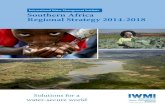 IWMI Southern Africa Regional Strategy 2014-2018 · The Southern Africa Regional Strategy 2014-2018 was developed through an iterative and consultative process that builds on over