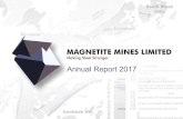 CORPORATE - Magnetite Mines€¦ · review of operations 3 . corporate governance statement 12 . directors’ report 18 . remuneration report (audited) 21 . consolidated statement