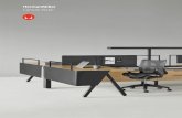 Canvas Vista brochure - Herman Miller€¦ · Canvas Vista features an elevated power and data chase that lets two-sided storage fit neatly beneath it. That compresses the workstation