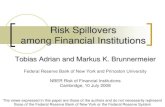Risk Spillovers among Financial Institutionsmarkus/research/papers/risk...1 Risk Spillovers among Financial Institutions Tobias Adrian and Markus K. Brunnermeier Federal Reserve Bank