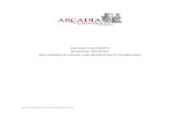 ARCADIA UNIVERSITY BOARD OF TRUSTEES SUCCESSION PLANNING ... · SUCCESSION PLANNING I. PURPOSE Arcadia University (“University”) is dedicated to continuously recruiting a robust
