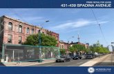 New PRIME RETAIL FOR LEASE 431-439 SPADINA AVENUE · 2018. 11. 30. · College Condos 840 Residences 226 Units Design Haus 166 Units 60,595 Full-time Students The Waverly 189 Rental