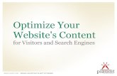 Optimize Your Website's Content - Plaudit Design · Optimize Your Website's Content for Visitors and Search Engines. Your Site Is Not Delivering Results Why is this? ... Identify