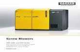 Screw Blowers - sgcweb.s3.wasabisys.com€¦ · Developed by Kaeser in the early 1970’s, the company’s proprietary Sigma Profile rotor technology revolutionized energy efficiency
