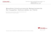 Baseline Environmental Requirements for Supplier ...tgcs04.toshibacommerce.com/cs/groups/internet/documents/document… · Deliverables where this specification is referenced in a
