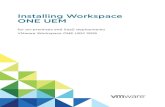 Installing Workspace ONE UEM - VMware Workspace ONE UEM …€¦ · A Note About Screenshots in this Document Where applicable, this documentation uses screenshots from Windows Server