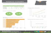 White Paper: Wasco County Housing Data and Demographics3 Wasco County’s Median Family Income (MFI) $51,796 Point-in-Time Homelessness, 2017 Wasco County: Total 195 Shortage of Affordable