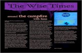 around the campfire with Sean - Camp Wise · Cornerstone conference, I attended a variety of sessions, including ones on Tisha B’av programming, camp traditions, incorporating Jewish