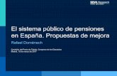El sistema público de pensiones en España: propuestas de ......2013/10/03  · Alemania, Dinamarca y Suecia en gasto sobre PIB y, sobre todo, en la tasa de beneficio Tasas de beneficio