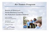 Board of Directors Santa Barbara County Air Pollution ... · –South Central Coast air toxics team –California Air Pollution Control Officers Association (CAPCOA) • Return to