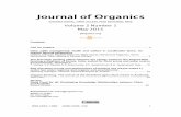 New Journal of Organics - WordPress.com · 2015. 5. 20. · Journal of Organics (JO), Volume 2 Number 1, 2015! Dairy cattle management, health and welfare in smallholder farms: An