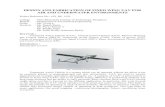 Design and Fabrication of Fixed Wing UAV For Aerial And ...€¦ · 1) To accomplish a conceptual design of a fixed wing UAV, capable of operating in both Arial and under water environment.
