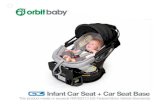 Infant Car Seat + Car Seat Base - ERGO Baby · Choosing an Installation Method Overview 26 Installing with the LATCH/UAS Anchorage System 26 ... Use properly in an aircraft and on