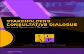 STAKEHOLDERS CONSULTATIVE DIALOGUE · Report of the Stakeholders Consultative Dialogue Local Councils Association of the Punjab 1 The Local Councils Association of the Punjab held