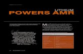 Lithium - POWERS AMR - Tadiran · like Datamatic, Hexagram, Neptune, Sensus and ATR Ramar. 150 ENLARGEMENTEUROPE POWER AND ENERGY LITHIUM BATTERIES ALLOW FOR LONG SERVICE AND CALIBRATION