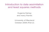Introduction to data assimilation and least squares methods4dvarenkf.cima.fcen.uba.ar/course/download/Kalnay...Toy temperature data assimilation, variational approach We have a forecast