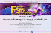Invited Talk: Nanotechnology Strategy in Medicine on Nanotech and Bioresource 2015 vfinal-p… · Nanotechnology Strategy in Medicine Shahidan Radiman ... According to BCC Research