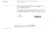 HRD-92-65BR Interstate Child Support: Wage Withholding Not ... · The Honorable Barbara Kennelly House of Representatives On behalf of the U.S. Commission on Interstate Child Support,